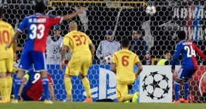 Marco Streller Champions League goal against Liverpool