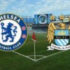 Chelsea vs Man City Premier League team logos