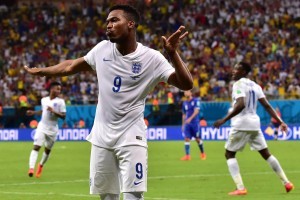 Daniel Sturridge celebrates with his trademark dance.