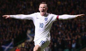 Wayne Rooney England Celebration