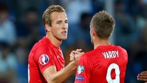 Harry Kane and Jamie Vardy England