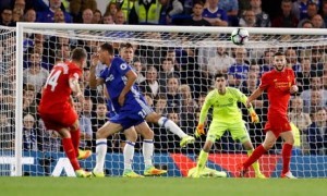 Jordan Henderson scores at Stamford Bridge