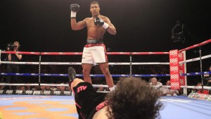 Anthony Joshua has won all of his 18 fights by knockout.