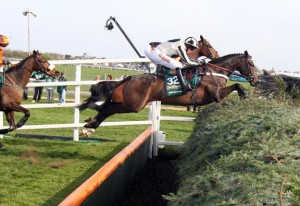 The Chair, at Aintree, is one of the most well known fences in horse racing.