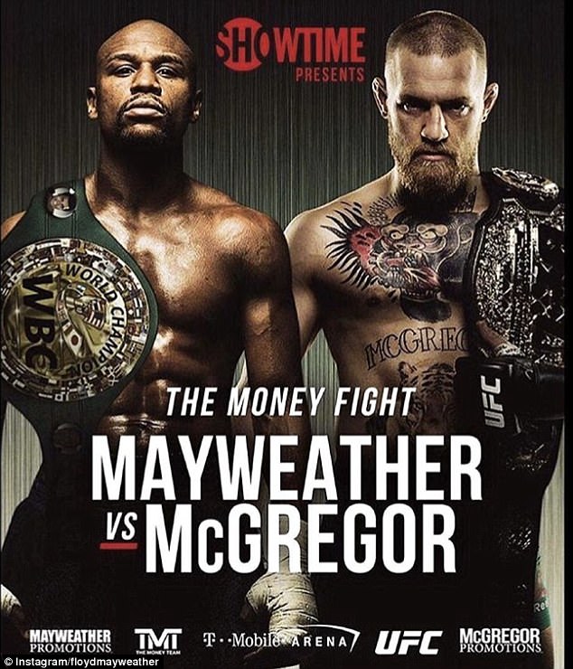Mayweather vs McGregor Fight Poster