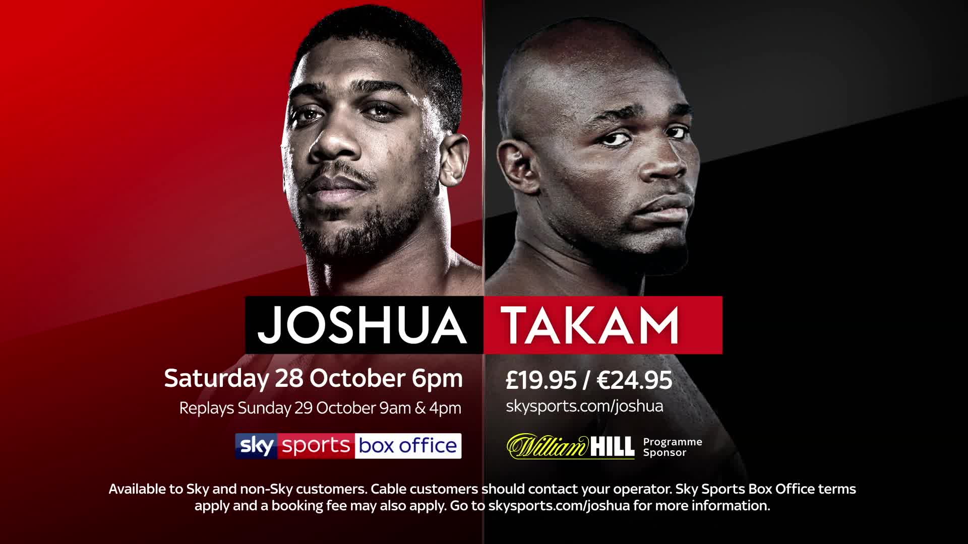Anthony Joshua vs Carlos Takam