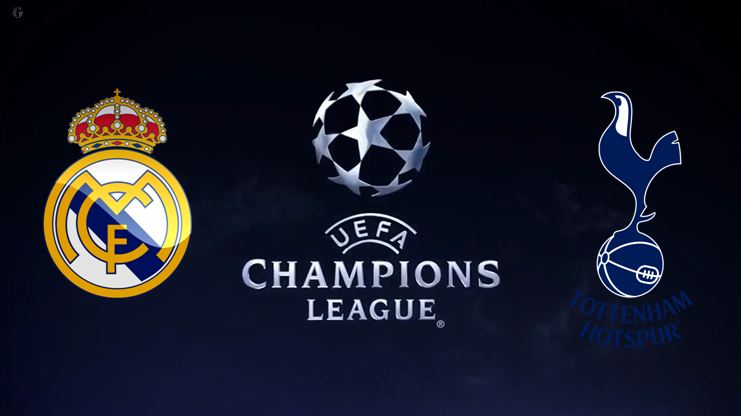 Real Madrid vs Tottenham Champions League Logos