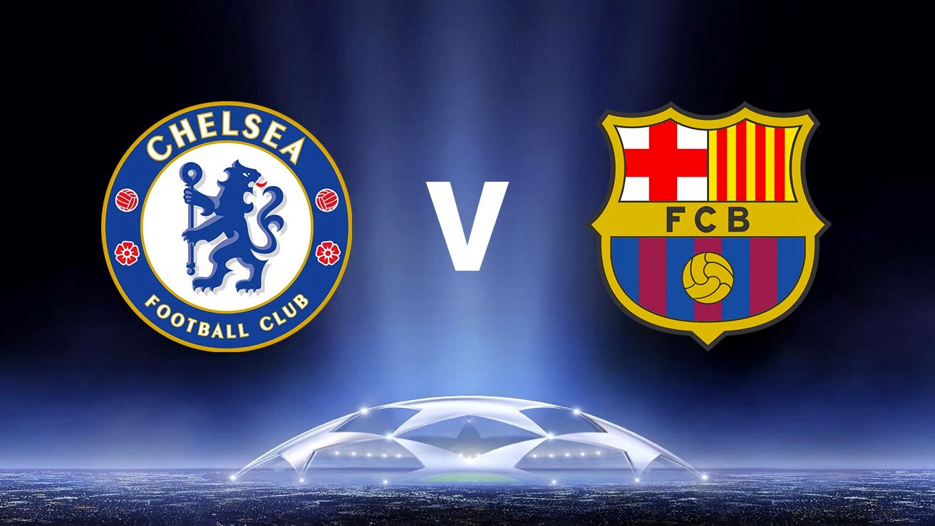 Chelsea vs Barcelona Badges