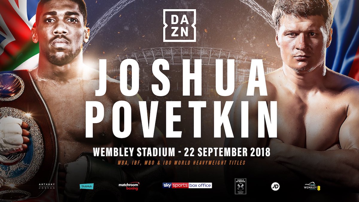 Anthony Joshua vs Alexander Povetkin Poster