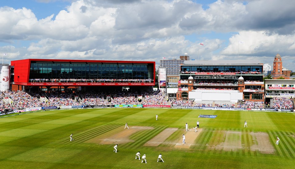 Old Trafford Cricket ground hosts the 4th Ashes test match