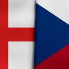 Czech republic vs England Flags