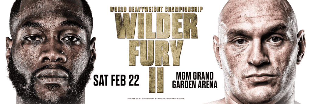 Wilder vs Fury 2 Fight Poster