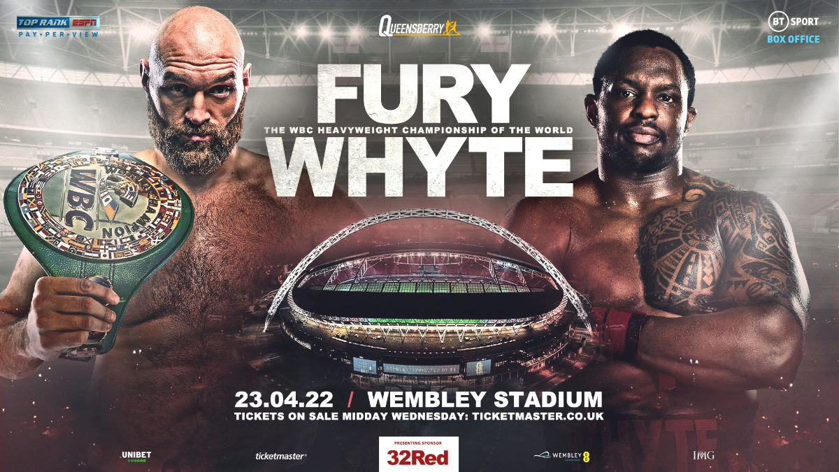 Tyson Fury vs Dillian Whyte Poster