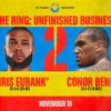 Eubank Junior vs Conor Benn 2 rematch poster